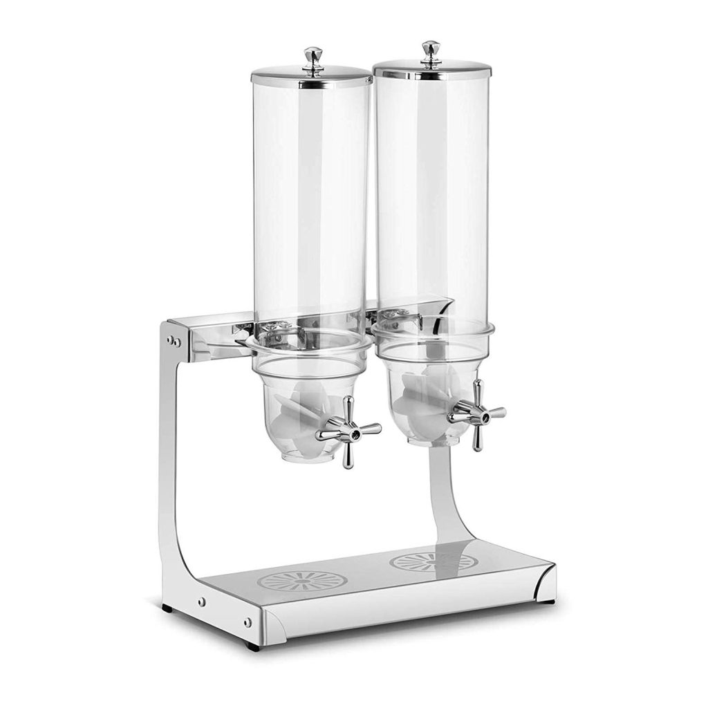 מתקן לקורנפלקס כפול 3.5X2 ליטר נירוסטה