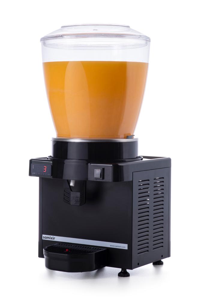 מכונת מיץ/שתייה קרה  פנורמי עם מיקסר 22 ליטר