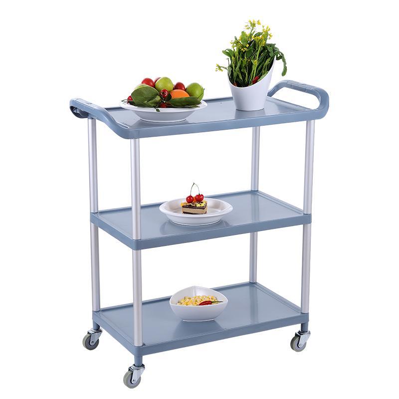 עגלת שירות פלסטיק 3 מדפים