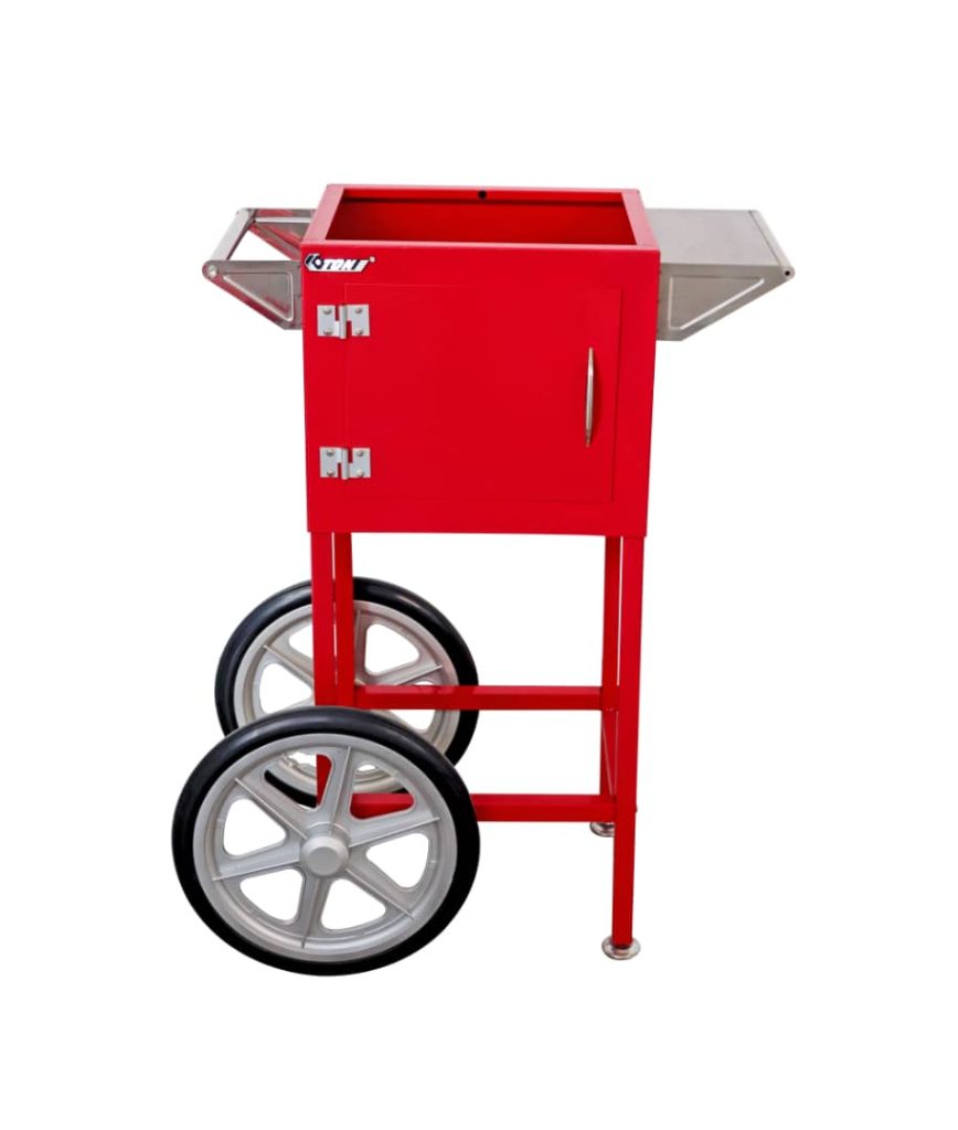 עגלה אדומה למכשיר פופקורן נסליין 940/500/825 מ"מ