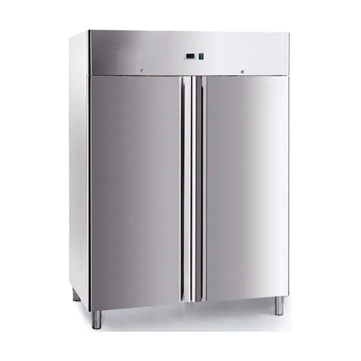 מקרר נירוסטה עומד 2 דלתות, נפח 1300 ליטר, 1480/830/2010 מ"מ
