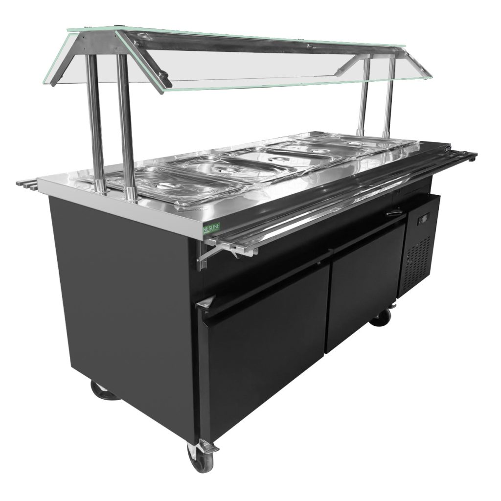 עגלת קירור עבור 5 גסט׳ 1/1 שחור