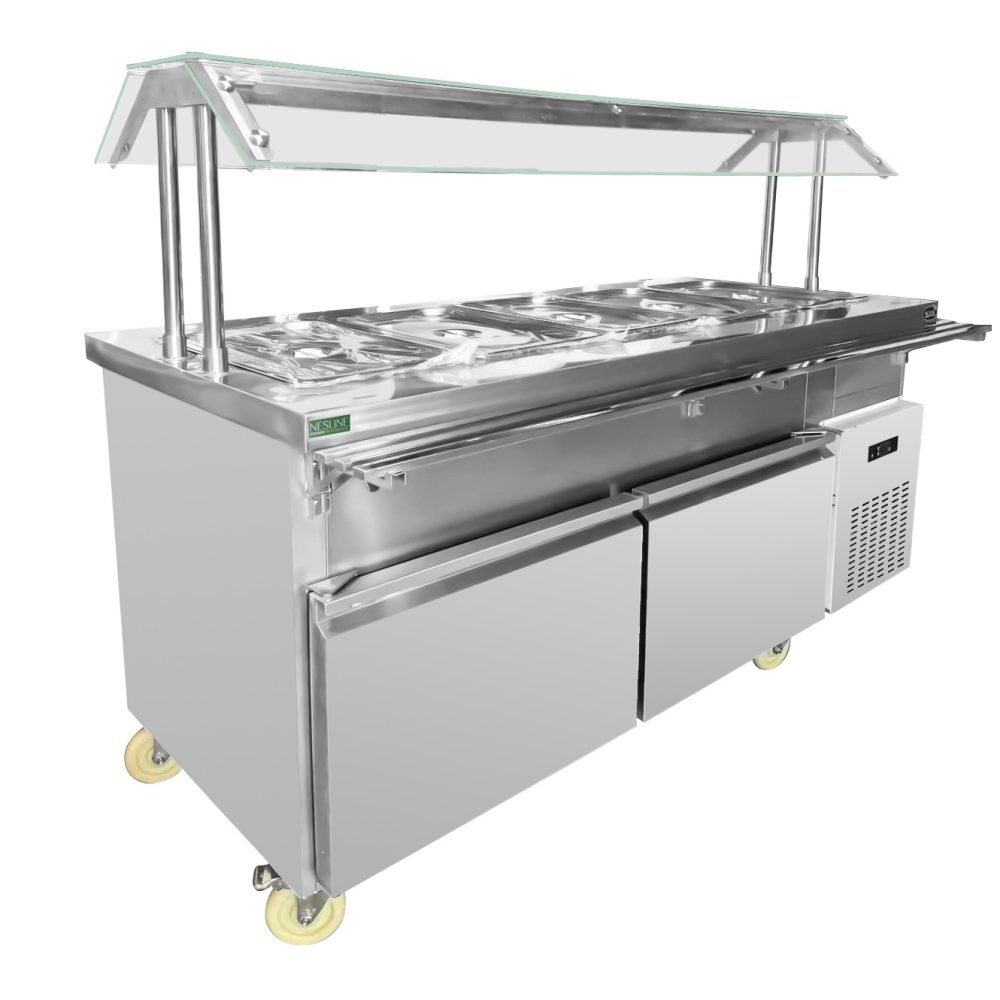 עגלת קירור נירוסטה 5 גסט׳ 1/1