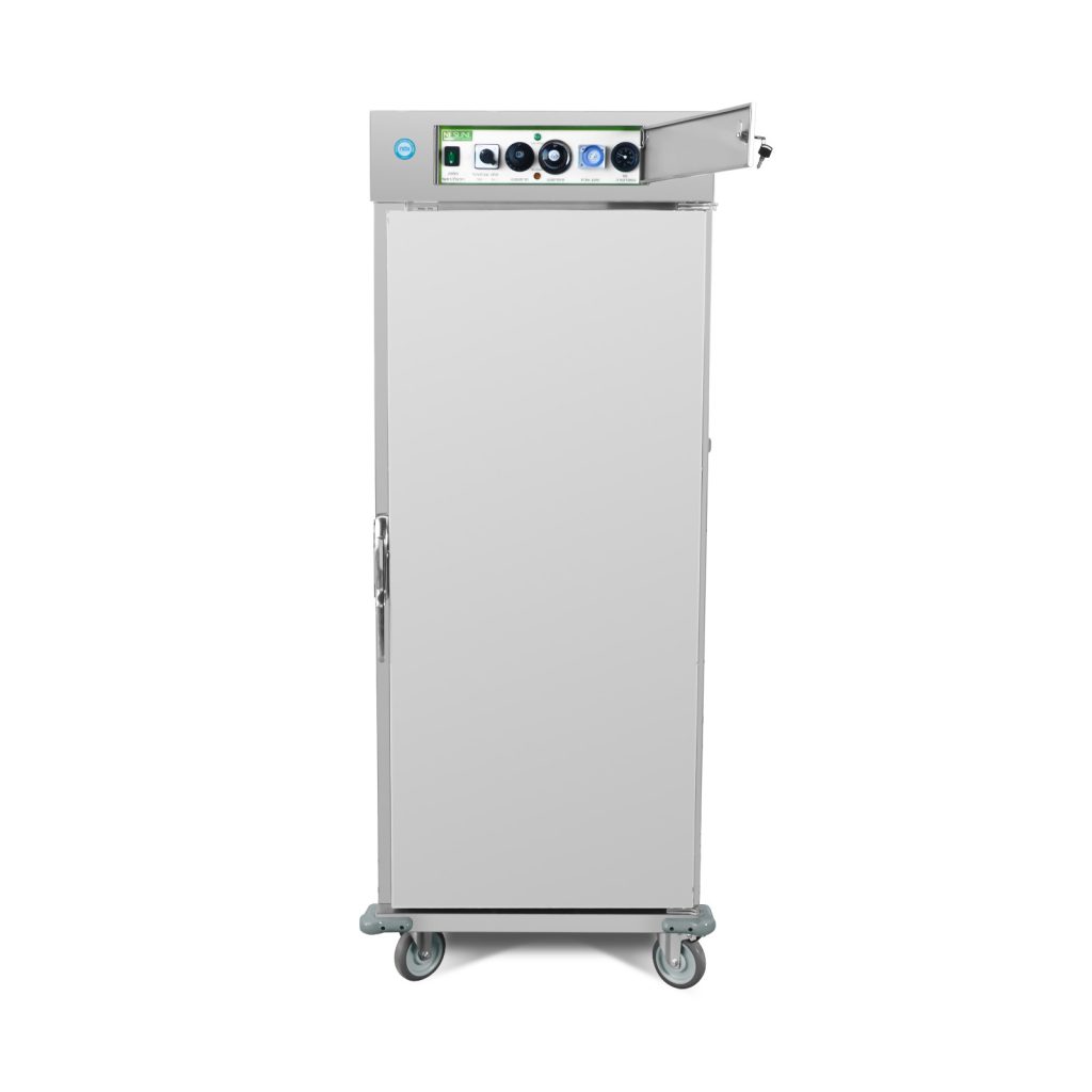 ארון חימום 18 מסלולים ל-18 גסט' 2/1 או ל-36 גסט' 1/1, 79/97.5/179.5 ס"מ (כולל מערכת בקרת שבת מאושרת צומת)