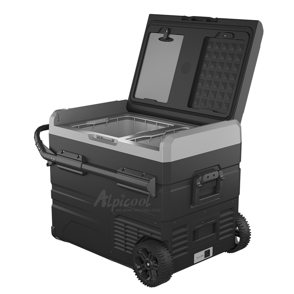 מקרר מקפיא לרכב/ צידנית חשמלית Alpicool דגם TWW55 (כולל סוללה)