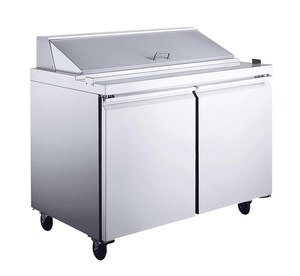 מקרר סלטייה עם דלפק עבודה 120 ס"מ