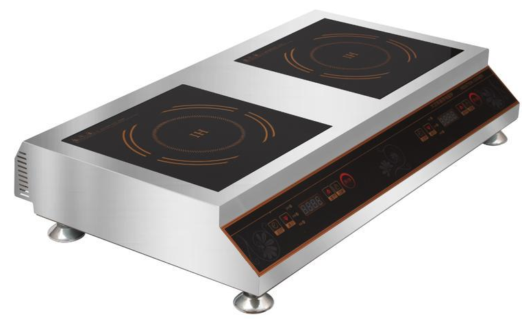 כירת אינדוקציה תעשייתית כפולה 7000W