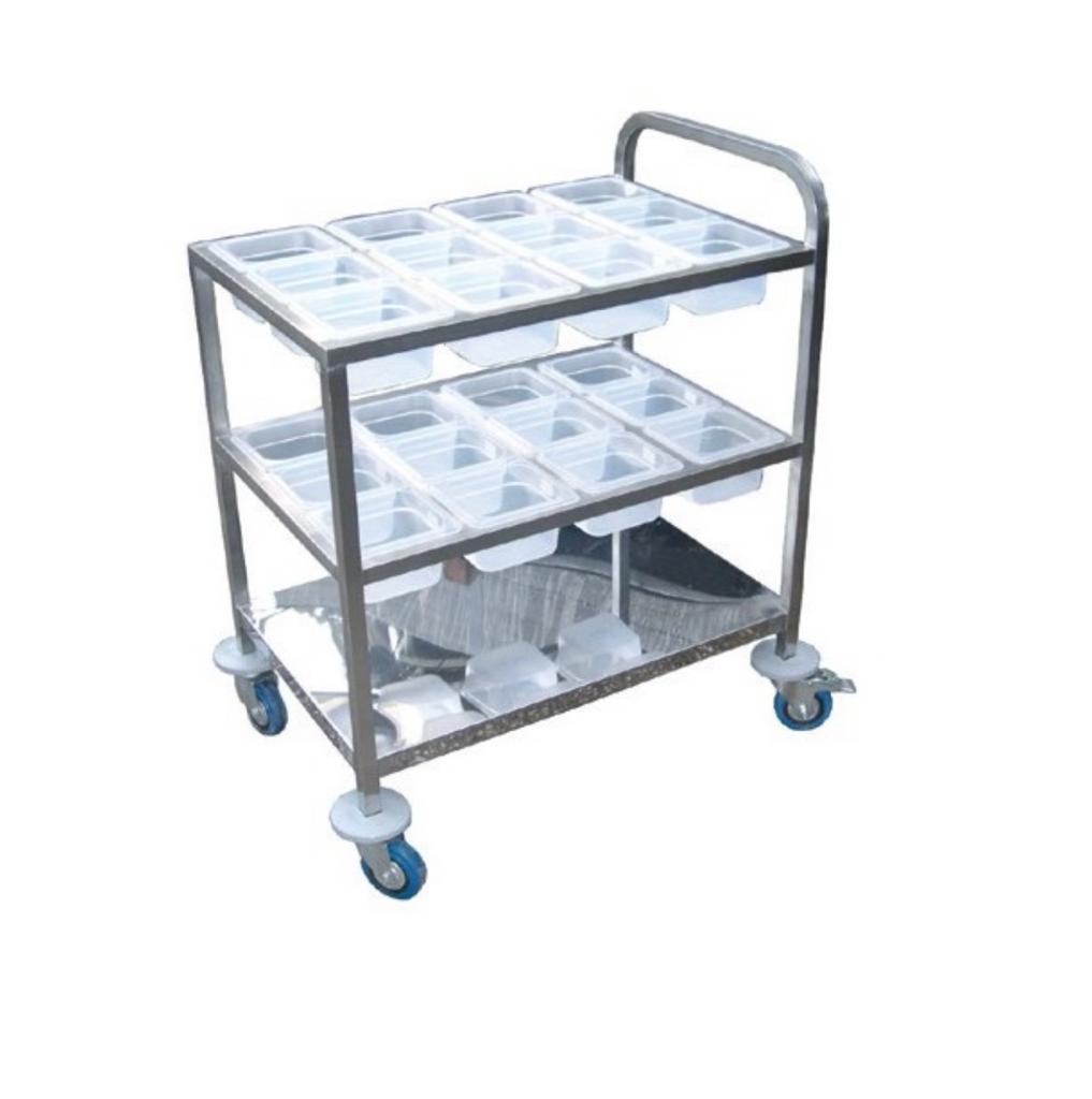 עגלת תבלינים נירוסטה ל-24 גסט' 1/6