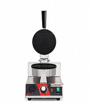 מכשיר וופל בלגי עגול מתהפך