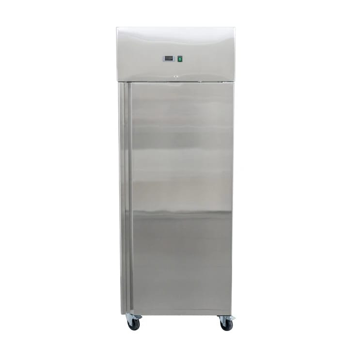 מקרר נירוסטה עומד מסילות כבושות 740/990/2010 מ"מ למגשי אפייה 60/40 ס"מ