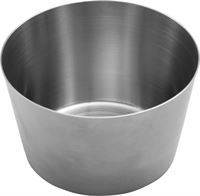 כלי הגשה נירוסטה עגול 8X5 ס”מ