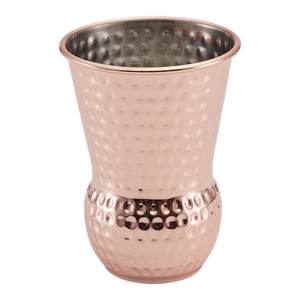 כוס מרוקאי מרוקע ציפוי נחושת 470 מ”ל