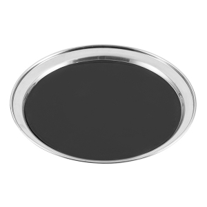 מגש עגול נירוסטה ציפוי שחור 35 ס”מ