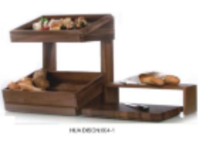 עמדת לחם קומפלט כולל בוצ’ר לחיתוך לחם ואוגר פירורים