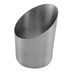 כלי הגשה משופע נירוסטה מרוקע 8.5X8.5 ס"מ