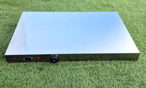 פלטת שבת/חימום נירוסטה חשמלית 750X500 מ"מ