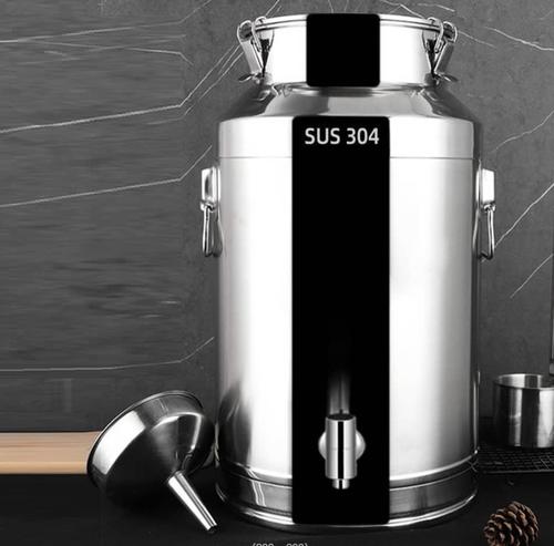 מיכל נירוסטה לשתייה/שמן נירוסטה 48 ליטר