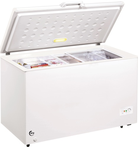 מקפיא/מקרר שוכב תעשייתי + מכסה זכוכית זק"ש Sachs DL-460G