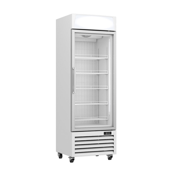 מקפיא תעשייתי עומד דלת אחת בצבע לבן 481 ליטר דגם LD67 נורמנדה normande