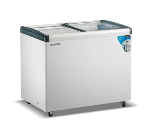 מקפיא/מקרר שוכב תעשייתי + מכסה זכוכית זק"ש Sachs DL-530G