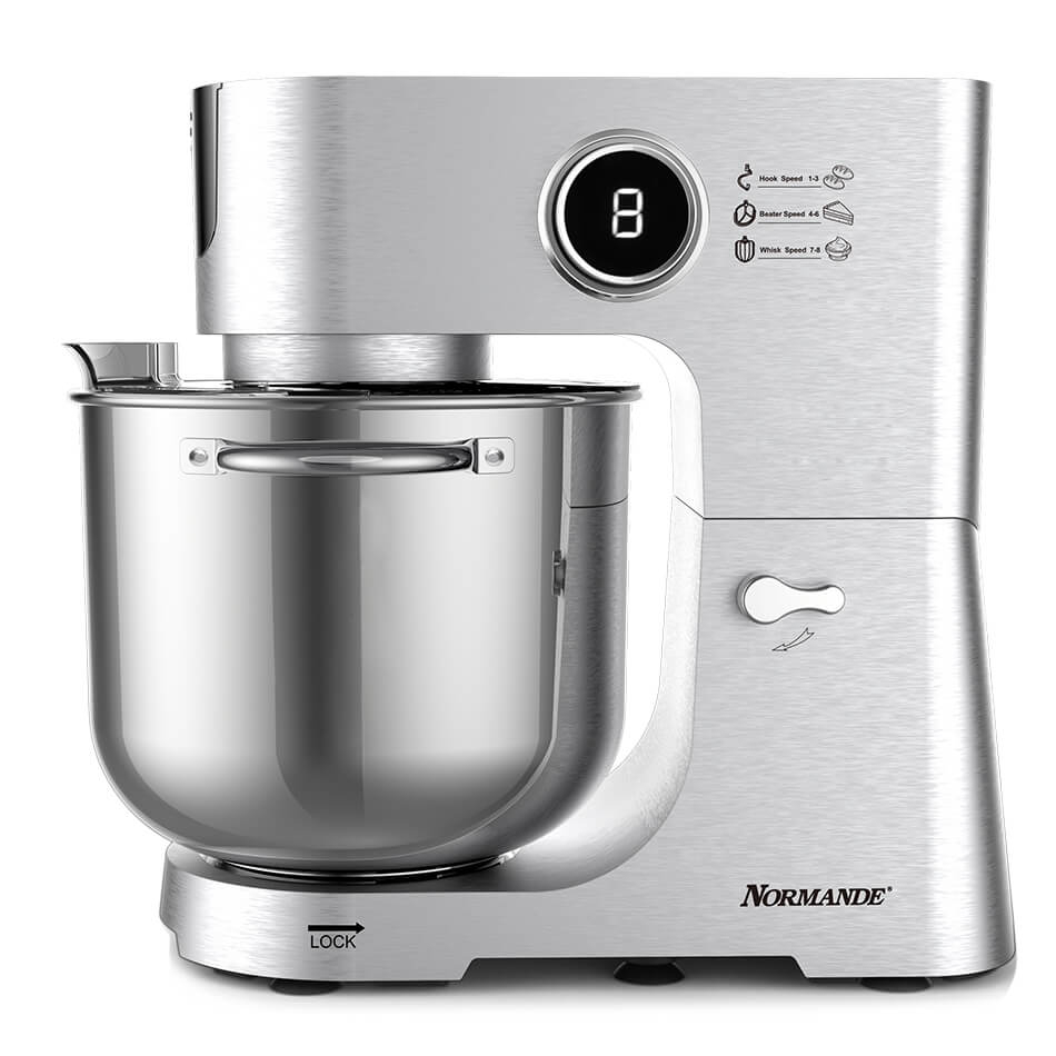 מיקסר מקצועי – 15 ליטר Normande נורמנדה MK-2090 כסוף