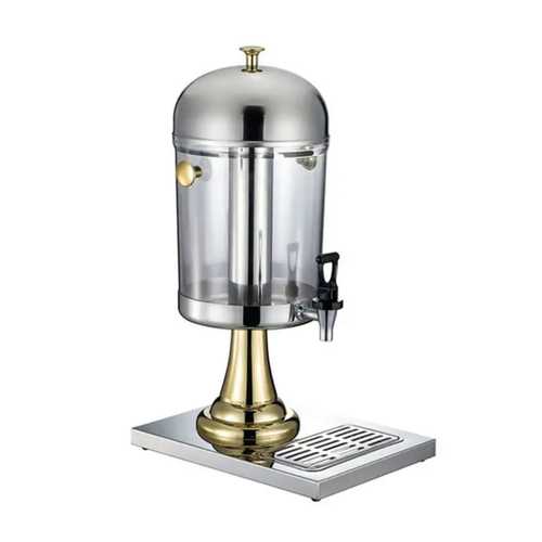 דיספנסר לשתיה 8 ליטר נירוסטה בשילוב זהב