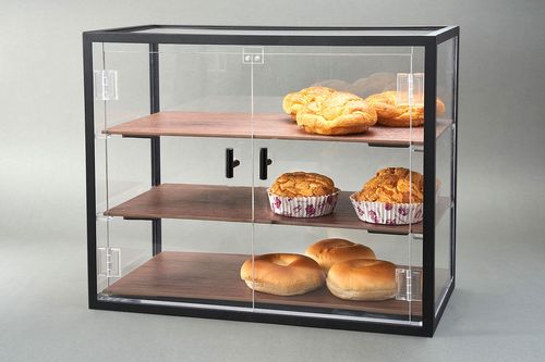 ויטרינה גאמה 1/1 מסגרת מתכת, כולל 3 מגשים פרספקס