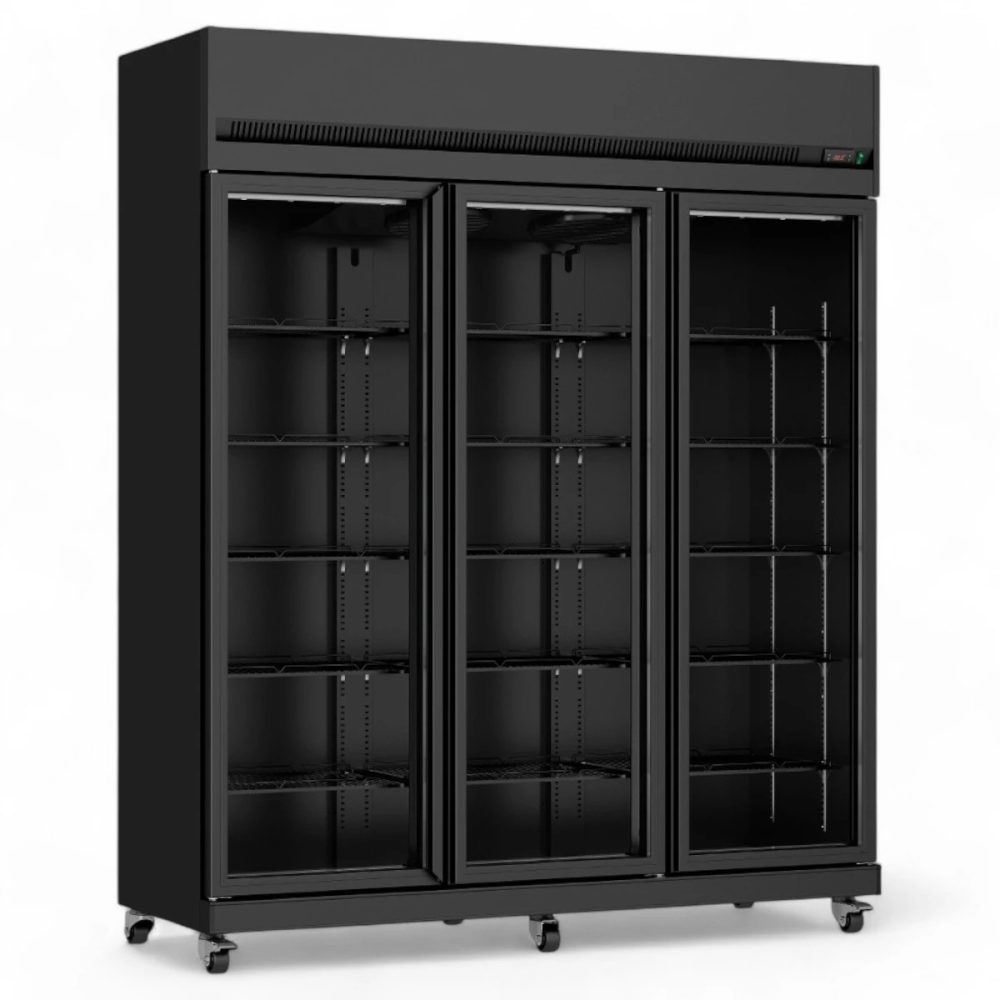 מקרר שלוש דלתות ויטרינה תעשייתי מבית נורמנדה VFC-DT165