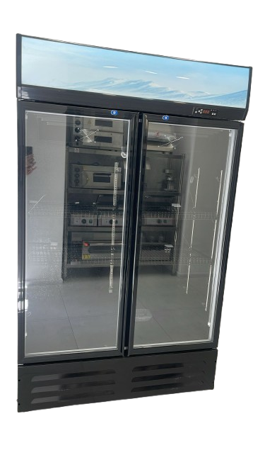 מקרר שתיה 2 דלתות זכוכית פתיחה 900 ליטר