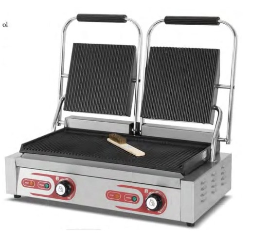 טוסטר נירוסטה כפול רוחב 60 תעשייתי