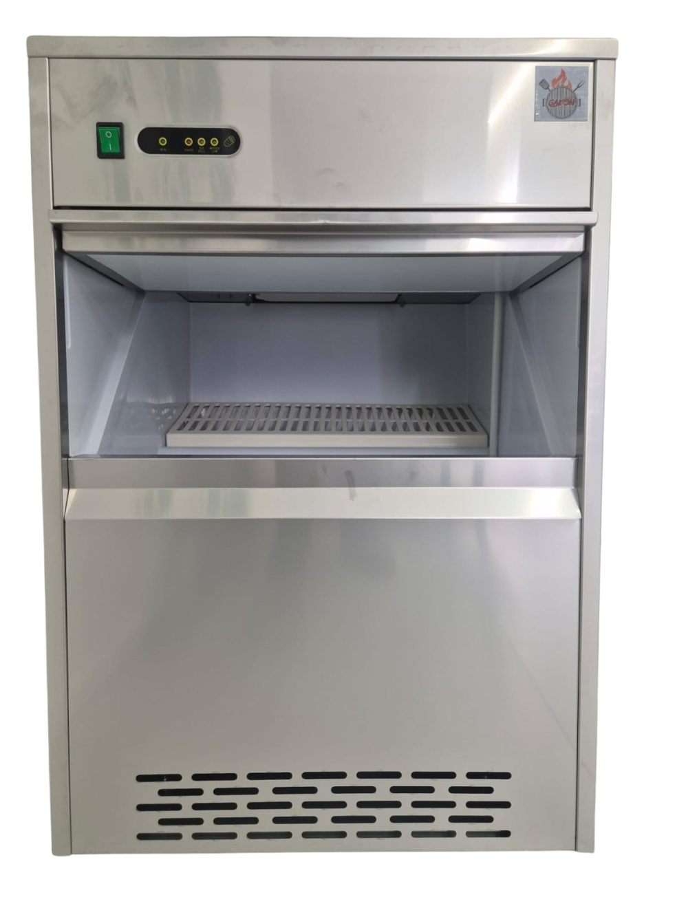 מכונה לייצור קרח תעשייתית פרמיום – 80 ק"ג, קוביות בודדות