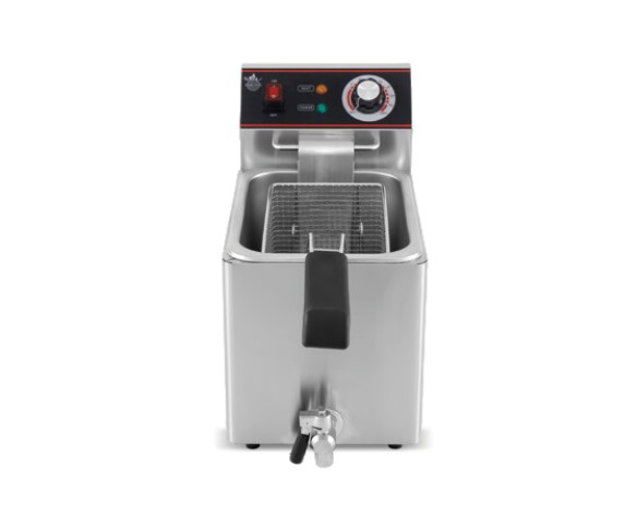 צ'יפסר נירוסטה 4 ליטר + ברז ריקון