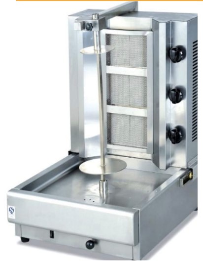 שווארמה 3 מבערים מקצועית תעשייתית