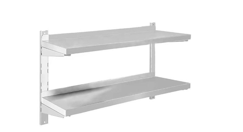 מדף נירוסטה כפול 140 ס‘‘מ