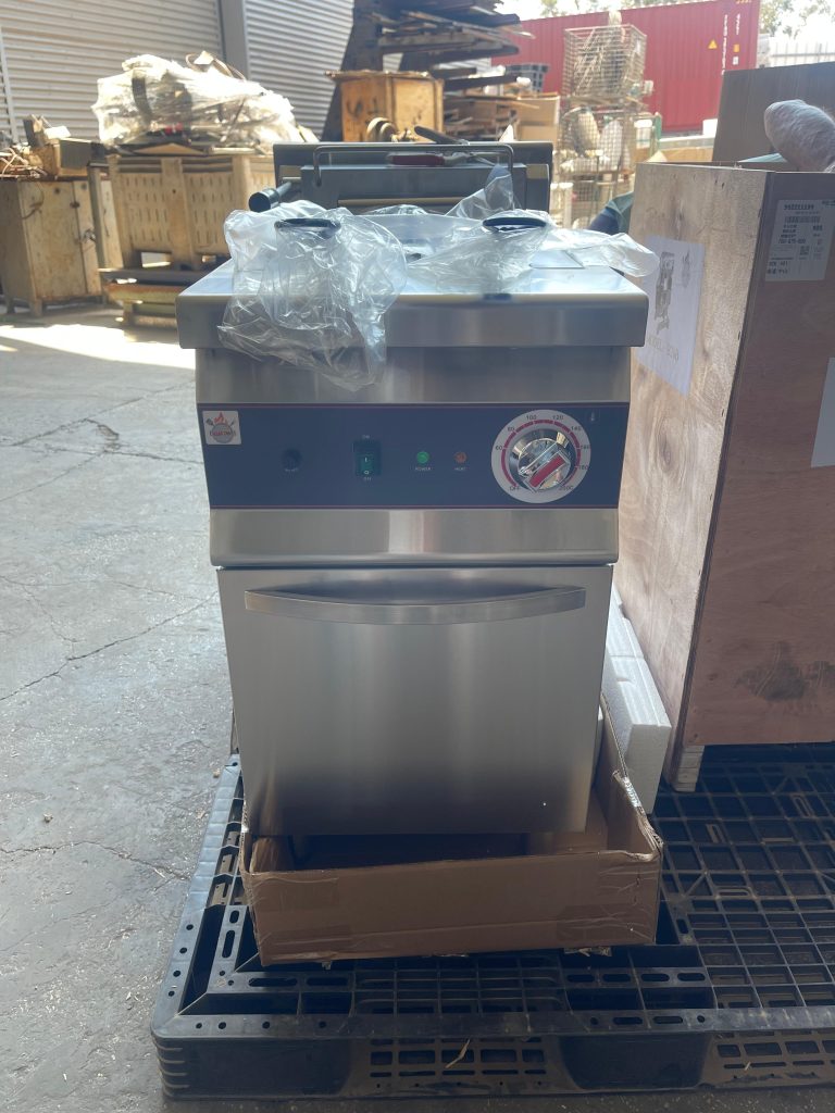 צ'יפסר ריצפתי תא אחד עם 2 רשתות 40 ל' גלאון