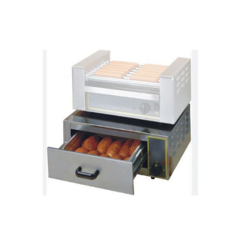 מגירה לחימום לחמניות עם אדים