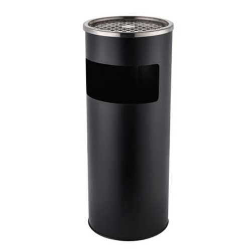 פח מאפרה שחורה