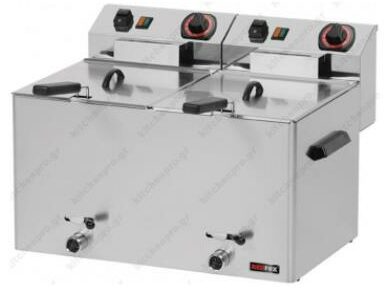 צ’יפסר חשמלי שולחני כפול 11 ליטר , תלת פאזי (תוצרת צ'כיה)