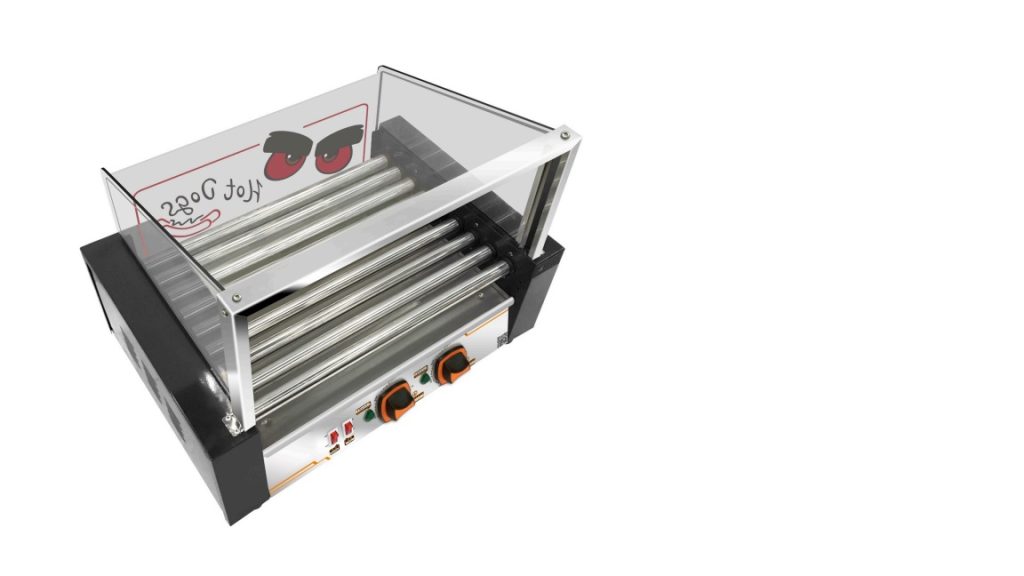 מכונת נקניקיות 9 רולים שחור