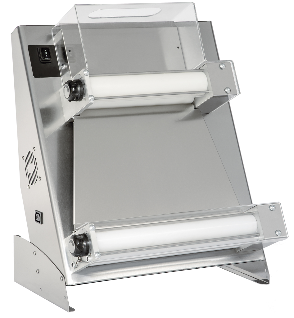 פותחת בצק מקצועית תוצרת איטליה  בעלת שני גלילים מקבילים קוטר פתיחה – 42 ס"מ עשויה נירוסטה איכותית רוחב 50 ס"מ