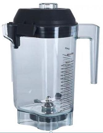 כד חלופי מעוצב לבלנדר VITAMIX דגם מתקדם עם סכין משולשת