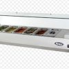 דלפק לסלטים בגובה 180 ס"מ, עם עומק של 33.5 ס"מ ורוחב של 43.5 ס"מ, מיועד לשמונה כלים גסטרונומיים בגודל 1/4 - הכלים אינם כלולים 3887