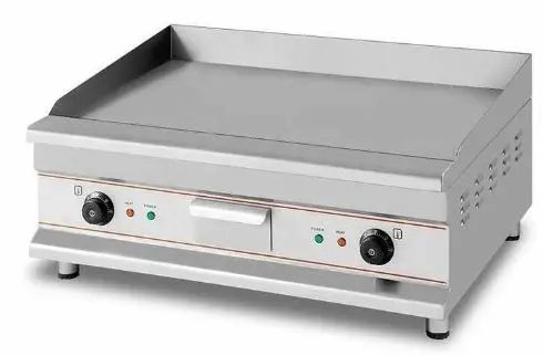 פלנגה כרום שטוחה במידות 75X40 עם תפוקה של 5000W, חיבוק תלת פאזי ושני תרמוסטטים (750D)