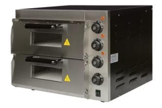 תנור פיצה Pro Line עם תאים כפולים בגודל 40X40 ס"מ כל אחד