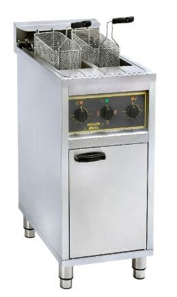 צ'פסר אנכי דגם 10+10 ליטר עם תאים נפרדים - תוצרת ROLLER GRILL מצרפת